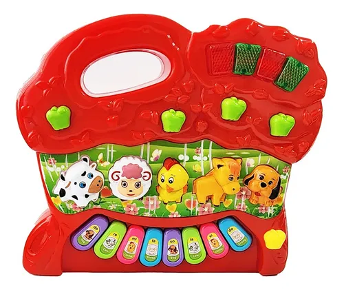 Piano Frutas Sonido Animales Y Notas Musicales + Baterias
