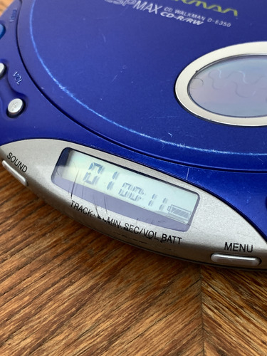 Cd Walkman Sony D-e350 Vintage