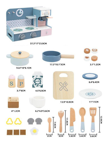 Juego De Juegos De Madera De Cocina, Juego De Cocina Para