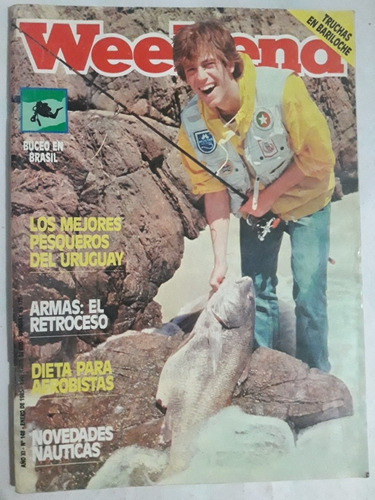 Revista Weekend N° 148 Enero 1985 Caza Pesca Buceo Nautica 