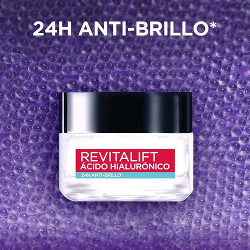 Crema Facial L'oréal Revitalift Día Ácido Hialurónico Todo Tipo De Piel Día/noche