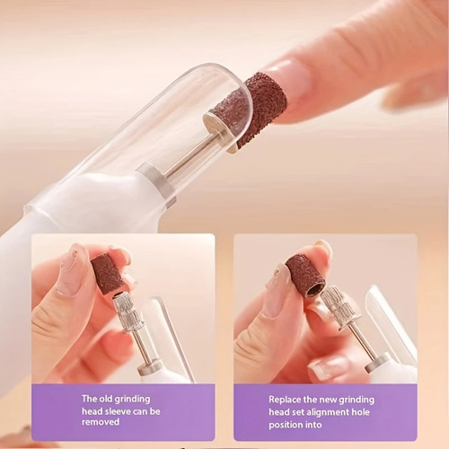 Lima Pulidor Uña Manicura Pedicura Casa Elctrico Recarga Usb