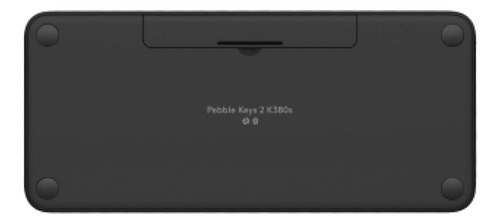 Teclado Bluetooth Logitech K380s Pebble Key 2 Grafite Preto Inglês Us
