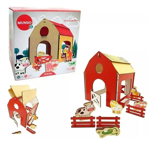 Granja De Los Animales Con Granero De Madera Plan Z Mundo Z