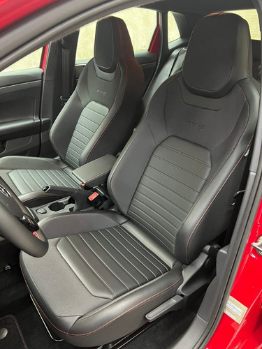 Imagem 7 de 8 de Vw/polo Gts 1.4t 2021/2022 Verm Flex Aut. 2mkms Impecável
