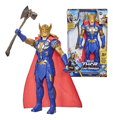 Boneco Eletrônico Thor Amor E Trovão Marvel 30cm Hasbro