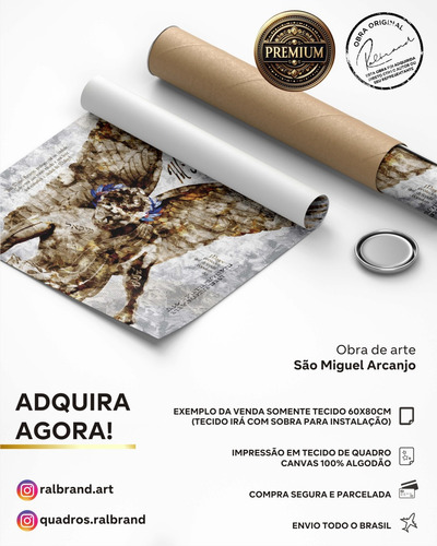 Obra Arcanjo Miguel Black Ou White