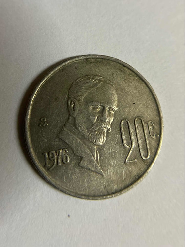 Moneda De Mexico De 20 Centavos De 1976 Envio Gratis