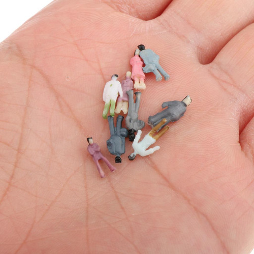 200 Piezas Pintadas Figuras De Personas Niaturas Tren