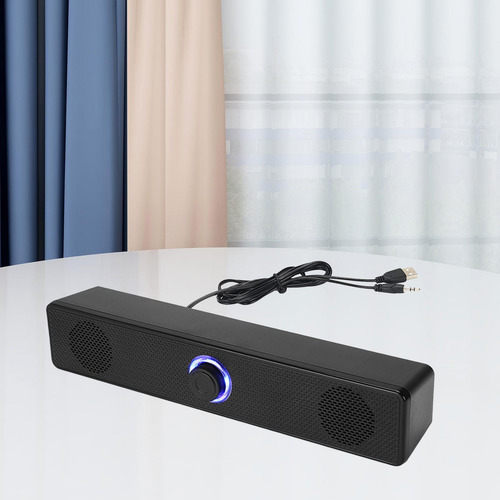 Altavoz Para Ordenador, Barra De Sonido Con Cable Usb,