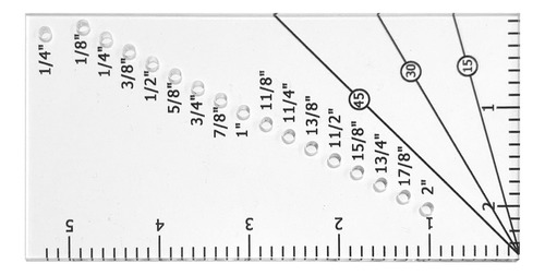 Regla De Margen De Costura Para Máquina De Coser Con Línea R