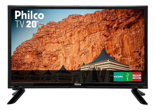 TV portátil Philco PH20M91D LED HD 20" 110V/220V