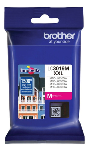 Cartucho de tinta Brother LC3019XXL color magenta