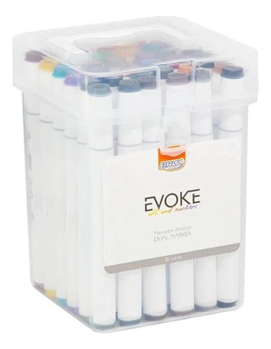 Kit Livro Colorir Urso Bob (azul) Capa Dura + 36 Canetas Touch Ponta Dupla