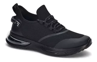 Tenis Deportivo Negro Ferrato Hombre Valvula S82526 Original