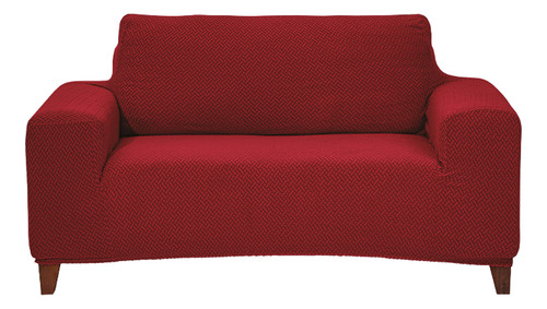 Protector Cubre Sala Sillón Sofá 2 Plazas Vino Concord