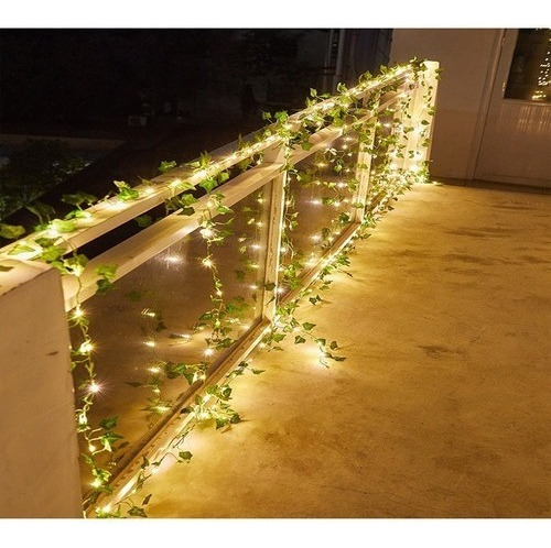 Guirnalda De Luces Led Solares De Arce 10 M Luces De Hoja