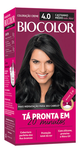 Mini Kit Tintura Creme Biocolor Castanho Malicia 4.0