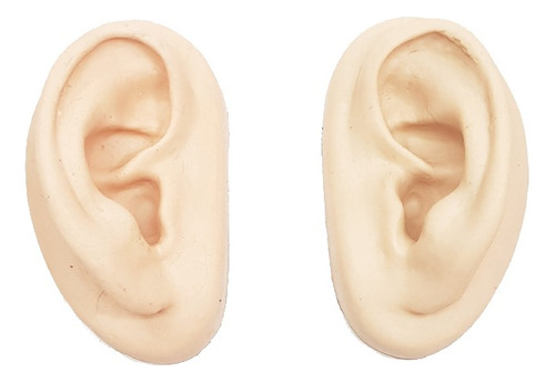 Par De Orelhas De Silicone P/ Acupuntura Terapia Auricular