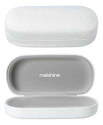 Estuche Para Lentes  Molshine Estuche Rígido De Cuero Para G