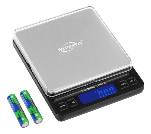 Weighmax Duo Series W- - Báscula De Bolsillo Digital Pro D.