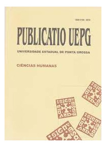 Livro Publicatio Uepg Ciências Humanas - Universidade Estadual De Ponta Grossa [1996]