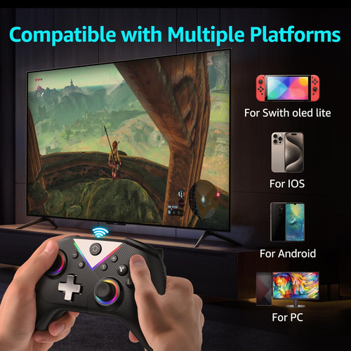 Controlador De Interruptor Inalámbrico Iwgame Para Nitendo