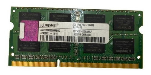 Memória Kingston Notebook 10600s Ddr3 2gb 1333mhz (Usado)