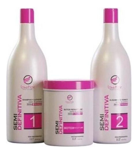 Kit Progressiva Semi Definitiva Lows Hair 1l + Botox 1kg