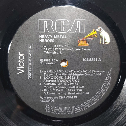 Vinil Lp Heavy Metal Heroes