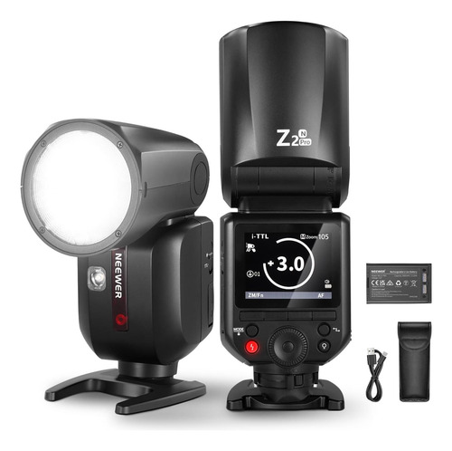 Neewer Z2pro-n 2.4g Ttl Cabeza Redonda Flash Speedlite Con