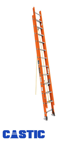 Escalera Extensible Fibra De Vidrio Castic (20 Peldaños)