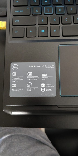 Notebook Dell G3 Gamer