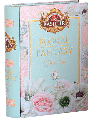 Regalo-basilur- Book V3 Floral Fantasy Tea, Te Verde En Hoja