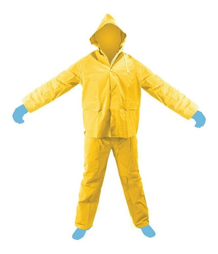 Impermeable 2 Pz Talla Chica Toolcraft Tc2760