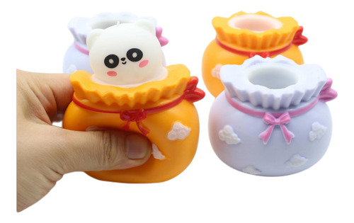 Dhjrefhhd 1 Pieza Squishy Sensory Squeeze Stress Pop Up Rabb