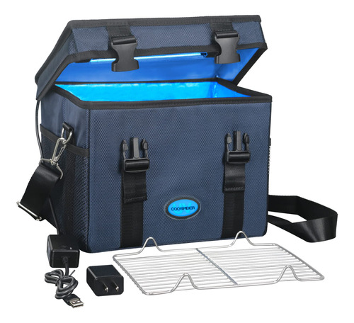 Caja Desinfectante Uv Coospider Con Temporizador, Portátil,