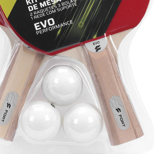 Kit Tênis De Mesa Fort Sports Evo Performance