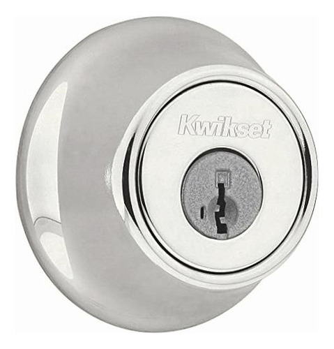 Kwikset Cerrojo De Seguridad Tradicional 660 Con Seguridad Color Cromo pulido