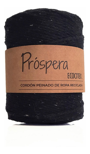 Cordón Peinado De Textil Reciclado, 180m App, 5mm Ecocitex