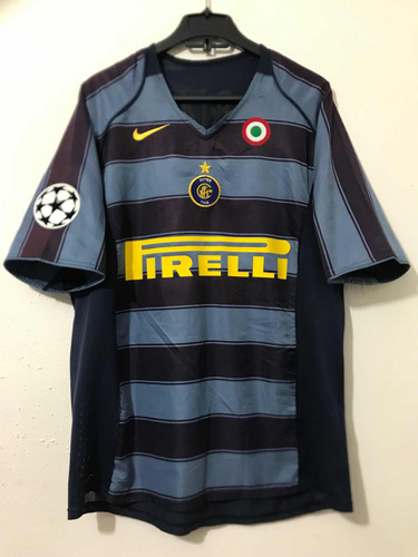 Jersey Inter De Milán 2004-05 Champions Adriano Mediana