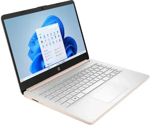 Notebook HP Intel N150 de 14 polegadas 4 Ram 128 SSD Ufs Pale Rose Gold