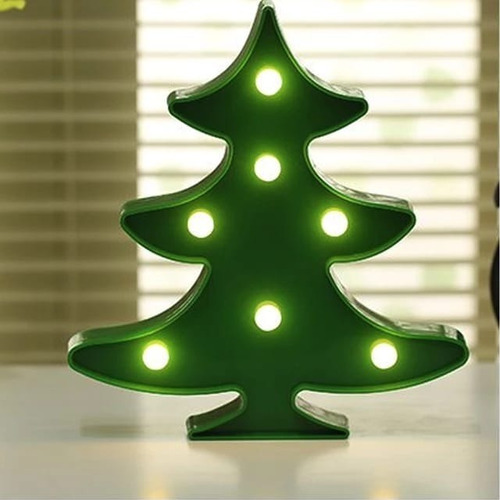 Figura Cartel Led Navidad Árbol Reno Estrella Exclusivo 22cm