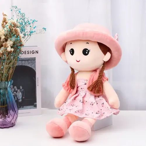 Muñeca De Felpa Princesa Suave De 35 Cm – Peluche Adorable Para Niñas, Ideal Para Abrazar, Decorar Y Jugar A Cuentos