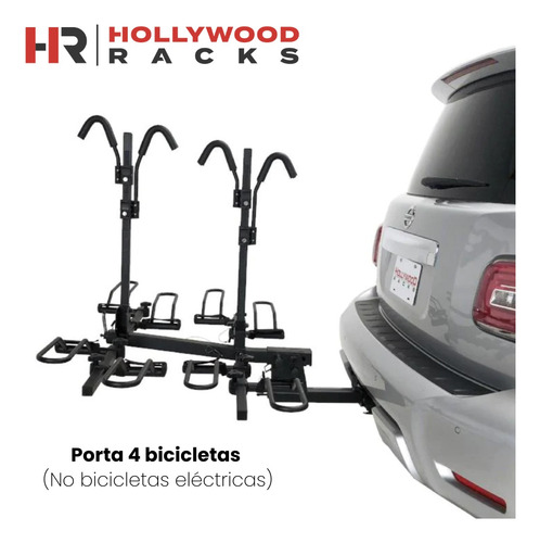 Rack Tirón Portabicicletas Hollywood 4 Bicicletas Original