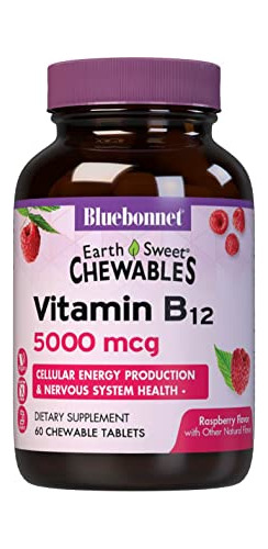 Bluebonnet Nutrición Tierra Dulce Vitamina B12 5000 Jebqv