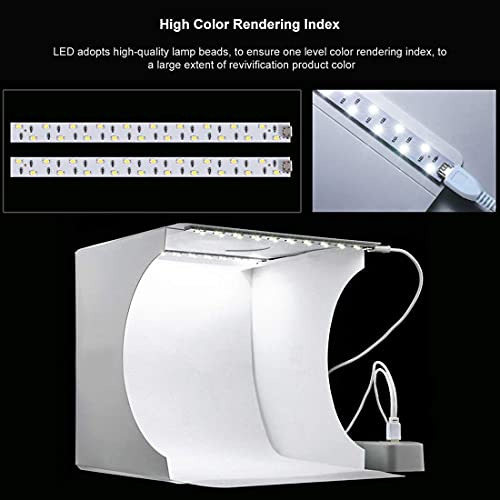 Estudio Fotográfico Puluz Mini, Portátil Con 2 Paneles Led