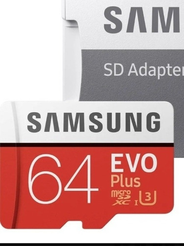 Cartão De Memória Samsung Mb-mc64ga/am Evo Plus Com Adaptado