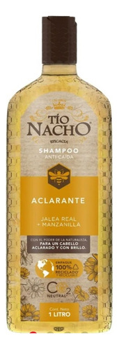 Shampoo Tío Nacho Aclarante Cont. Neto - L a $50000