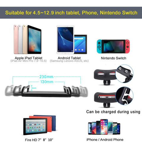 Soporte Celular Tablet Brazo Flexible Ajustable Con Clip